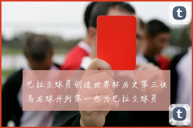 巴拉圭球员创造世界杯历史第三快乌龙球并列第一也为巴拉圭球员